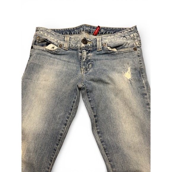 VTG Guess Daredevil Bootcut Jeans Womens 30 Distressed Low Rise Denim Pants Y2K - Picture 3 of 15